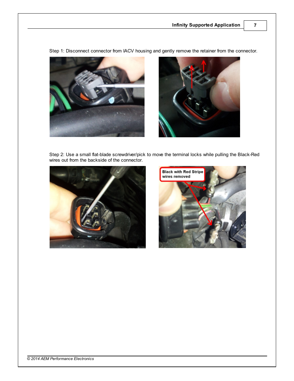AEM Infinity Supported Applications - Toyota 1993-1997 Supra Turbo User Manual | Page 7 / 19