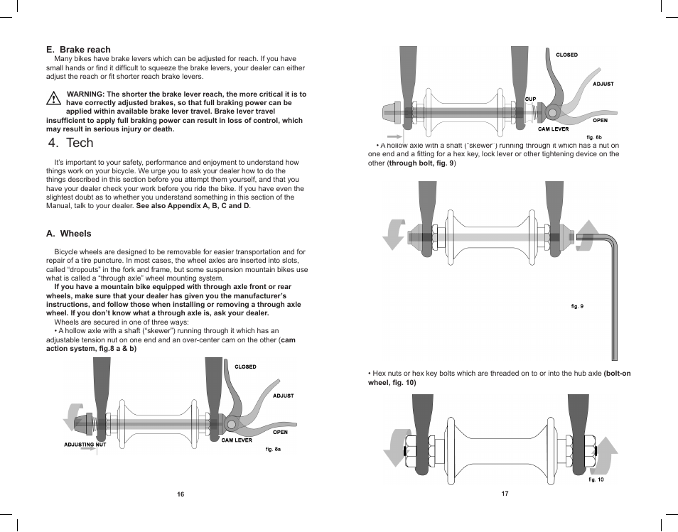 Tech | Electra Bicycle User Manual | Page 11 / 31