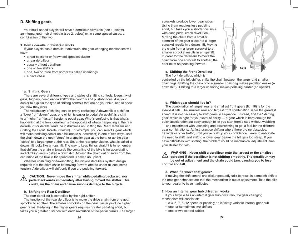 Electra Bicycle User Manual | Page 16 / 31