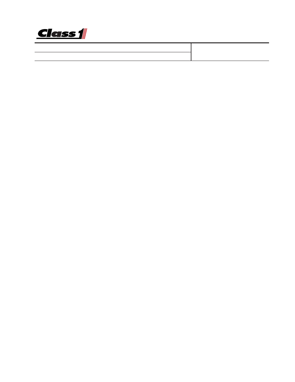 Class1 4 output tank level User Manual | 5 pages