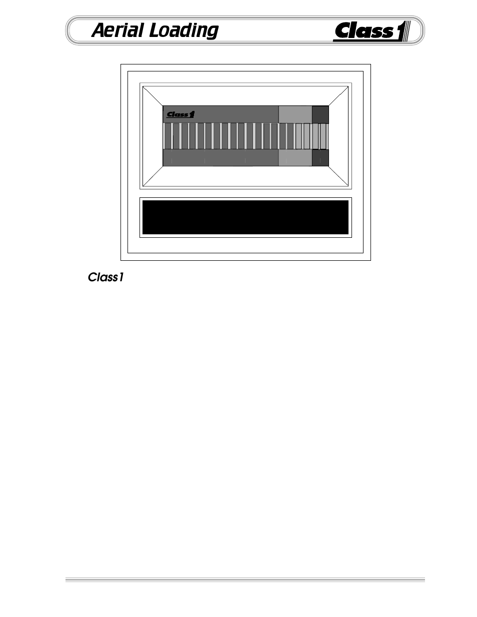 Aerial loading, Aerial loading -19, Low level loading | Class1 Digital Display User Manual | Page 17 / 35