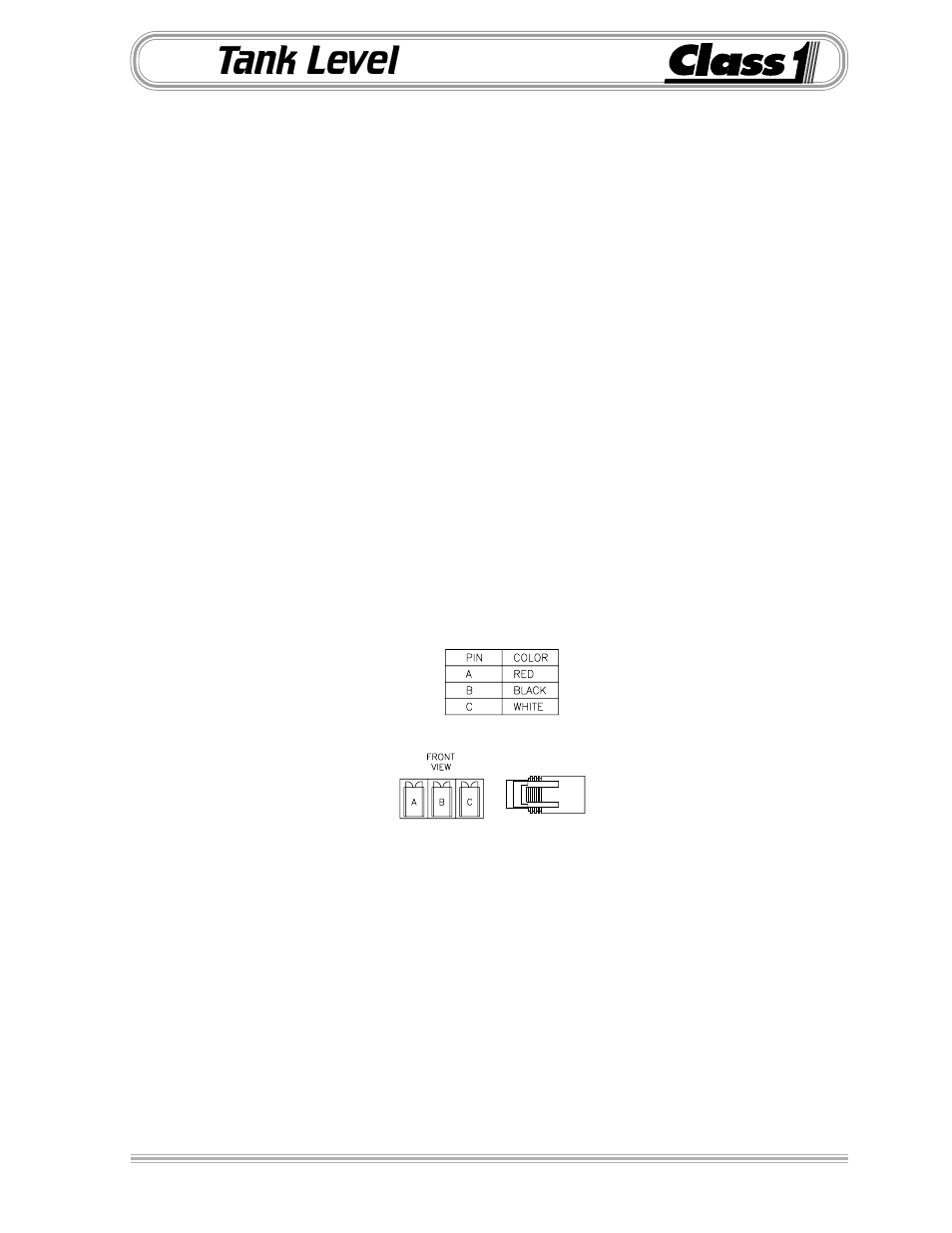 Tank level | Class1 Digital Display User Manual | Page 21 / 35