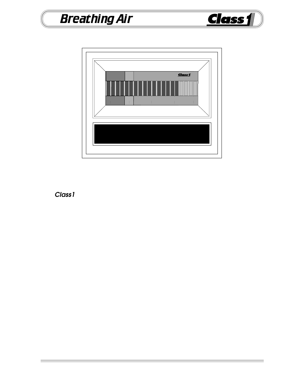 Breathing air, Breathing air -25 | Class1 Digital Display User Manual | Page 23 / 35