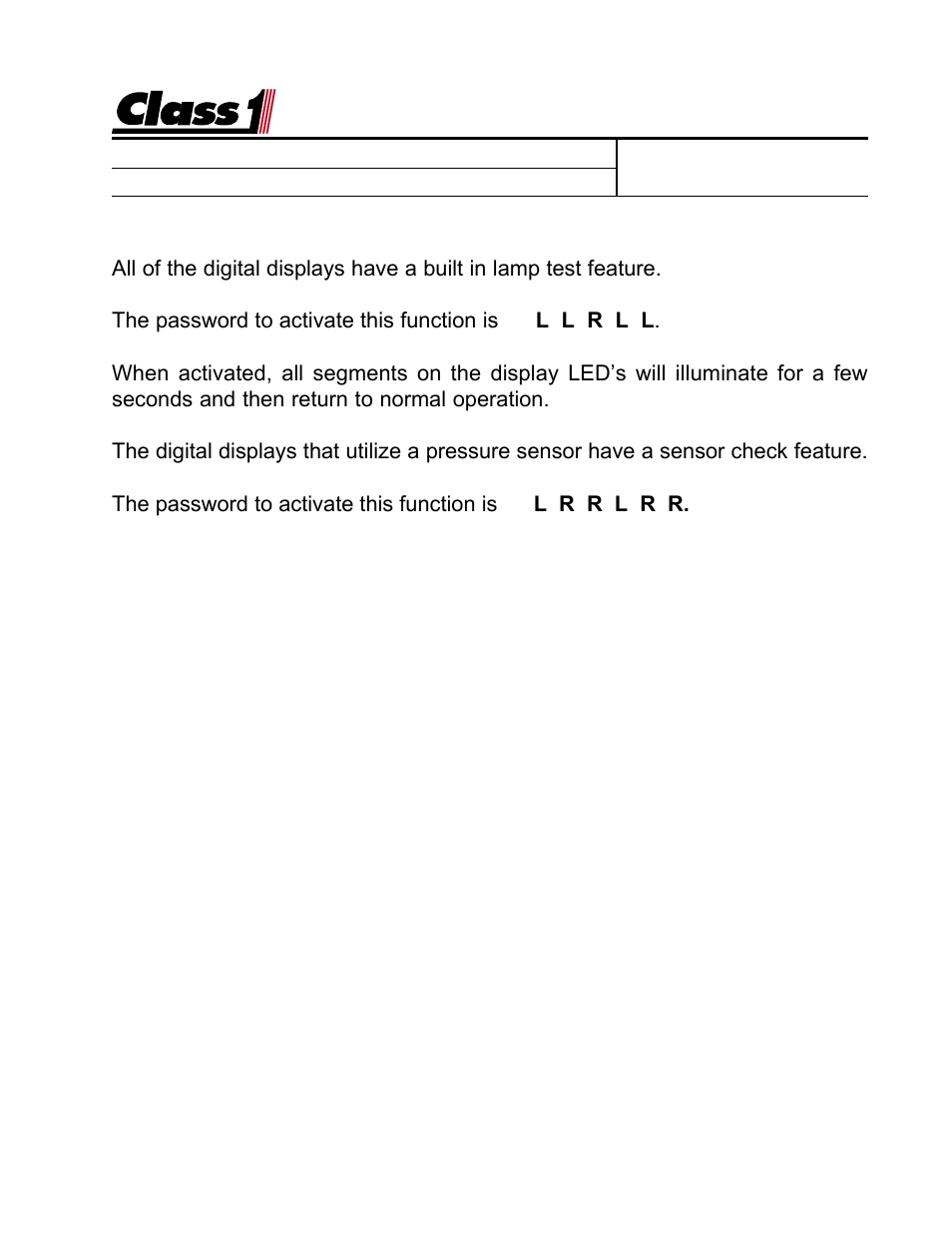 Class1 Digital Oxygen Remaining User Manual | Page 5 / 6