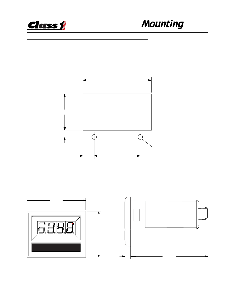 Class1 Digital Pressure Gauge User Manual | 6 pages