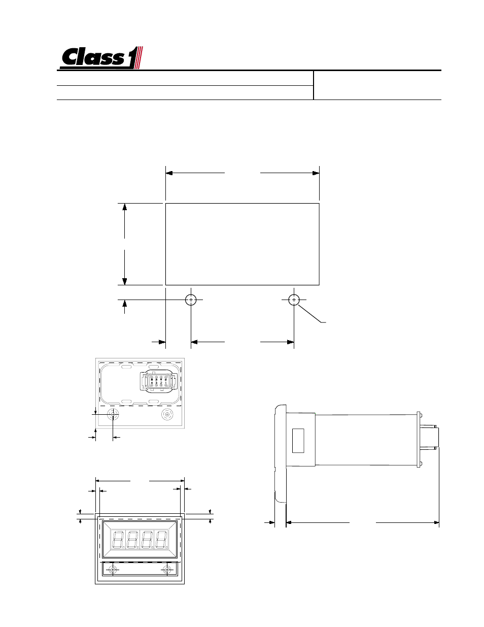 Class1 Digital Tank Level Display User Manual | 5 pages