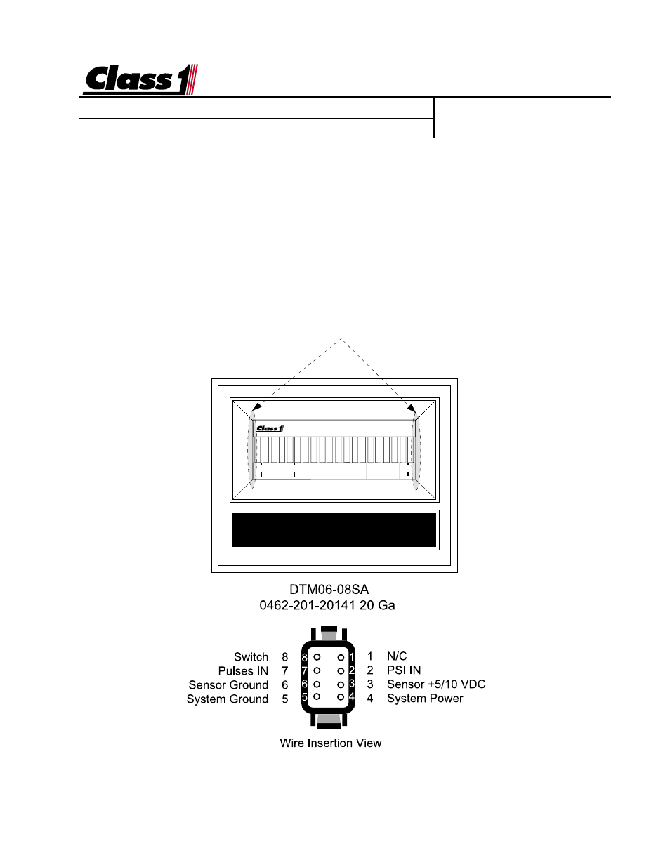 Bar graph display, Electrical | Class1 Digital Tank Level Display User Manual | Page 3 / 5