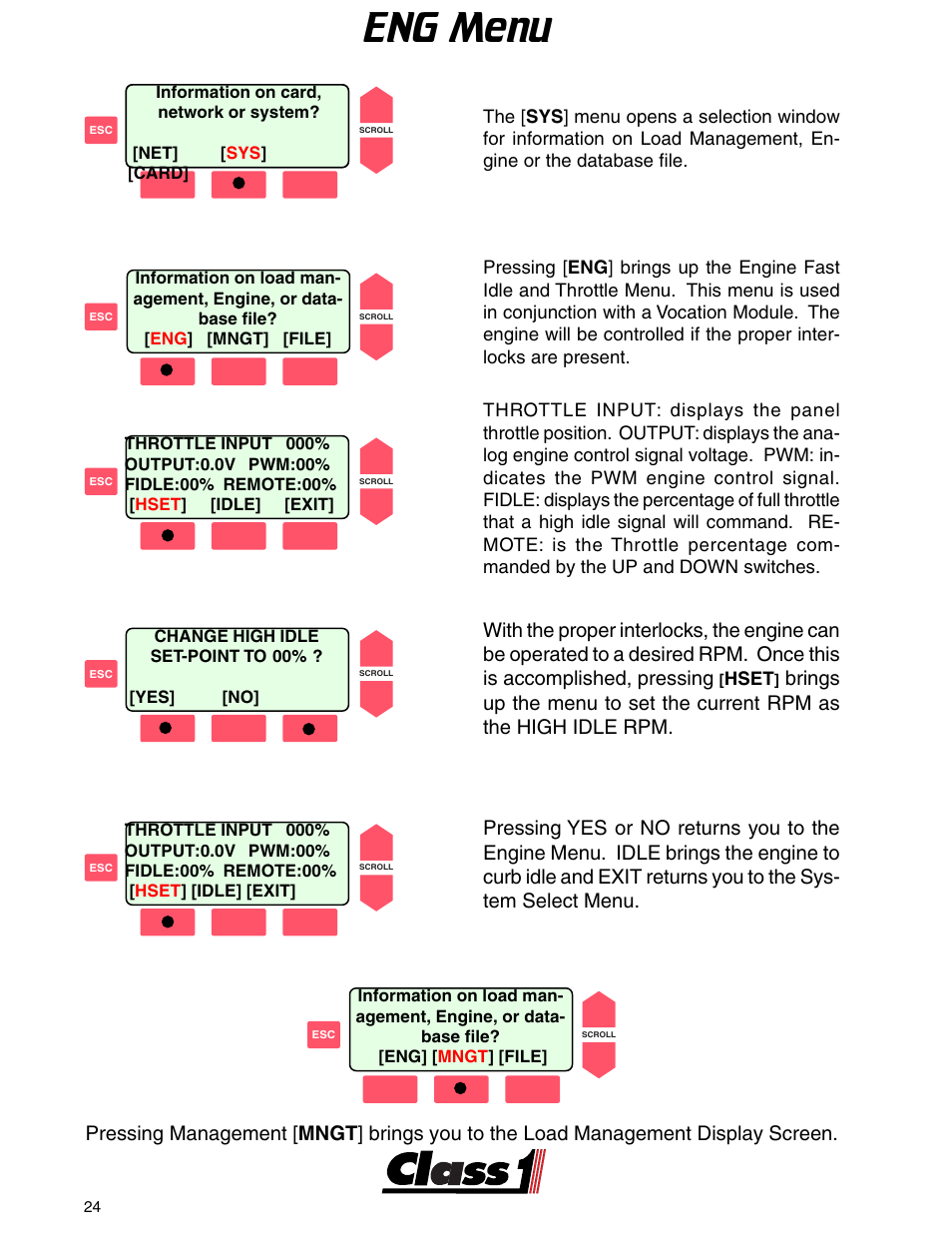 Eng menu | Class1 ES-Key-USM User Manual | Page 24 / 30