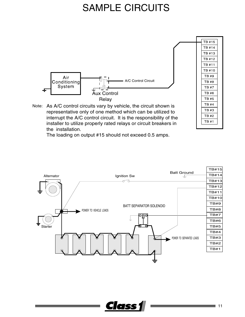 Sample circuits | Class1 ESM3 User Manual | Page 11 / 14