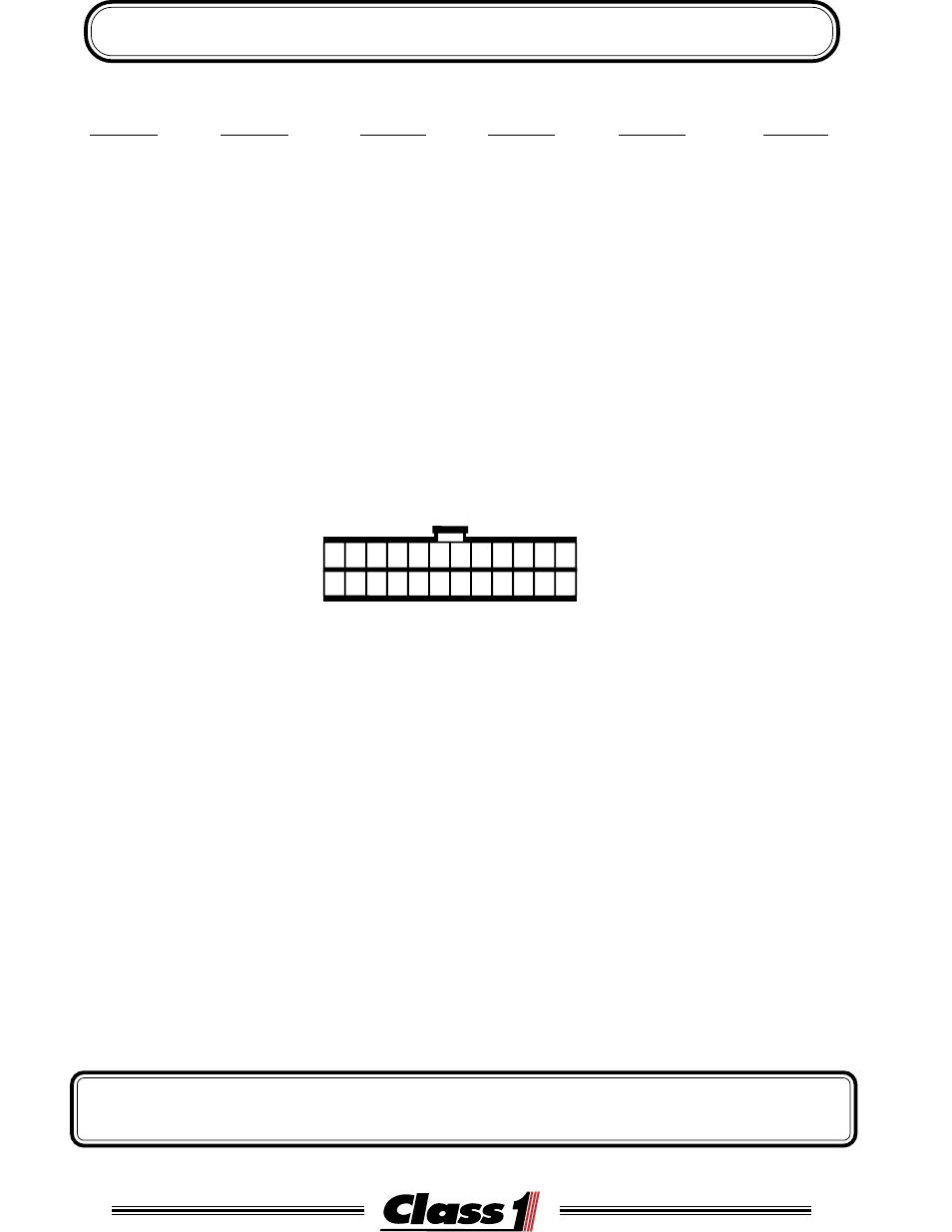 Connections, Onnections, Terminal function and polarity | Class1 Total System Manager User Manual | Page 8 / 12