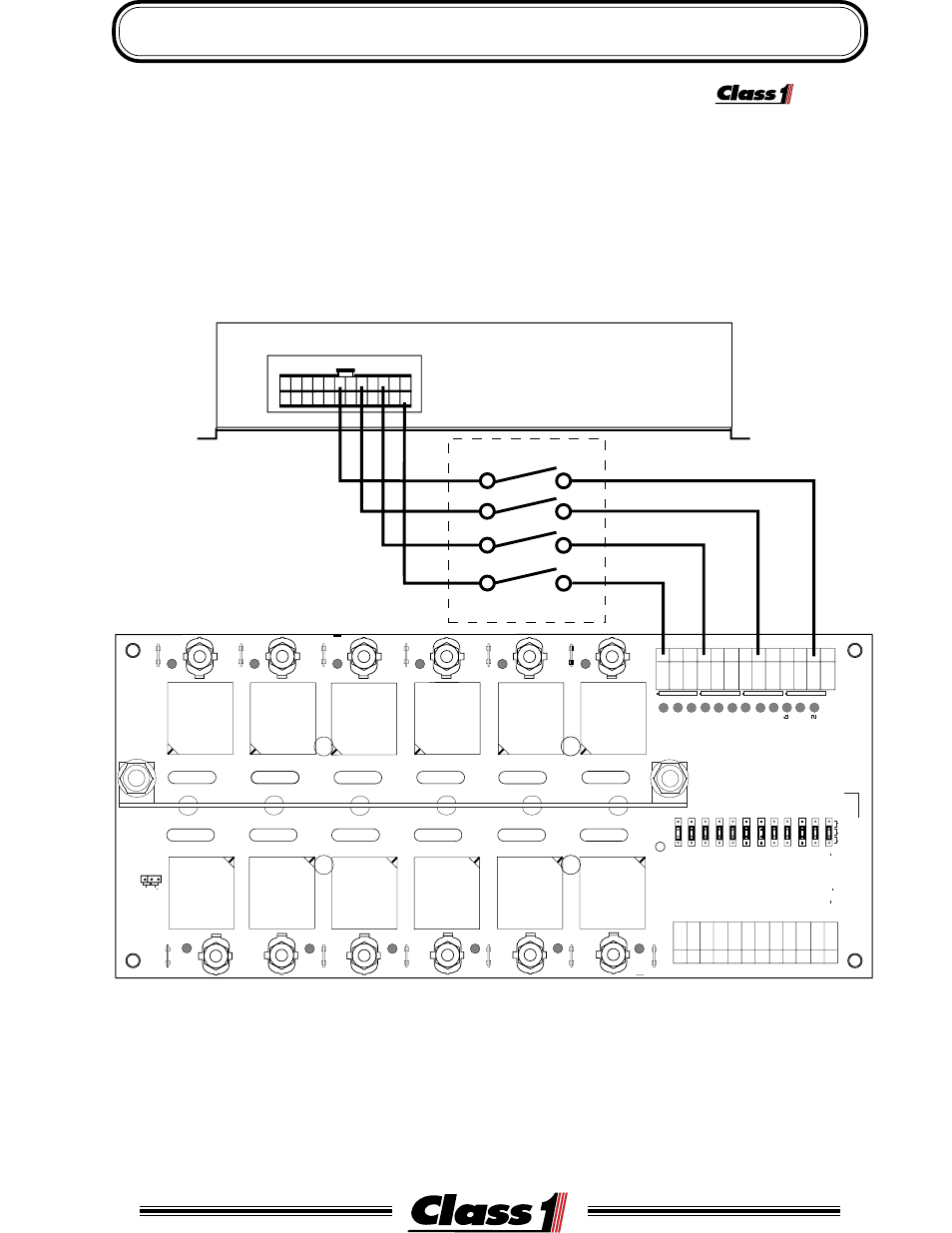 Onnections, 12 relay board, Class 1 inc | Total system manager | Class1 Total System Manager User Manual | Page 9 / 12