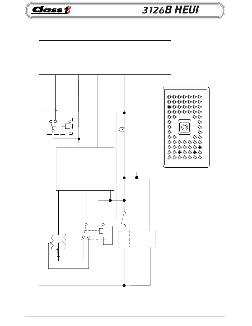 3126b heui, Caterpillar 3126b ecm throttle interface module | Class1 Vernier Throttle for CAT User Manual | Page 10 / 12