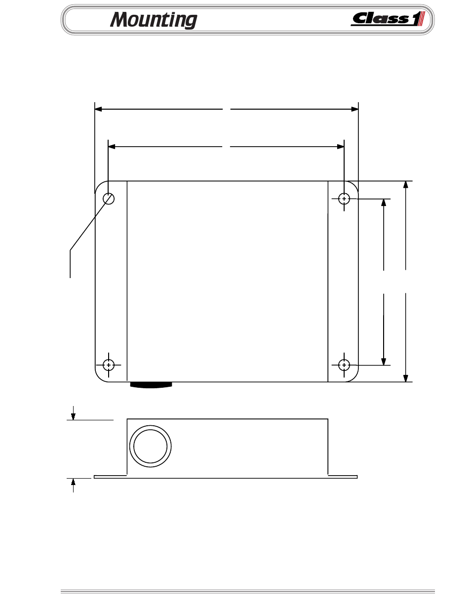 Mounting, Throttle interface module | Class1 Vernier Throttle for CAT User Manual | Page 11 / 12