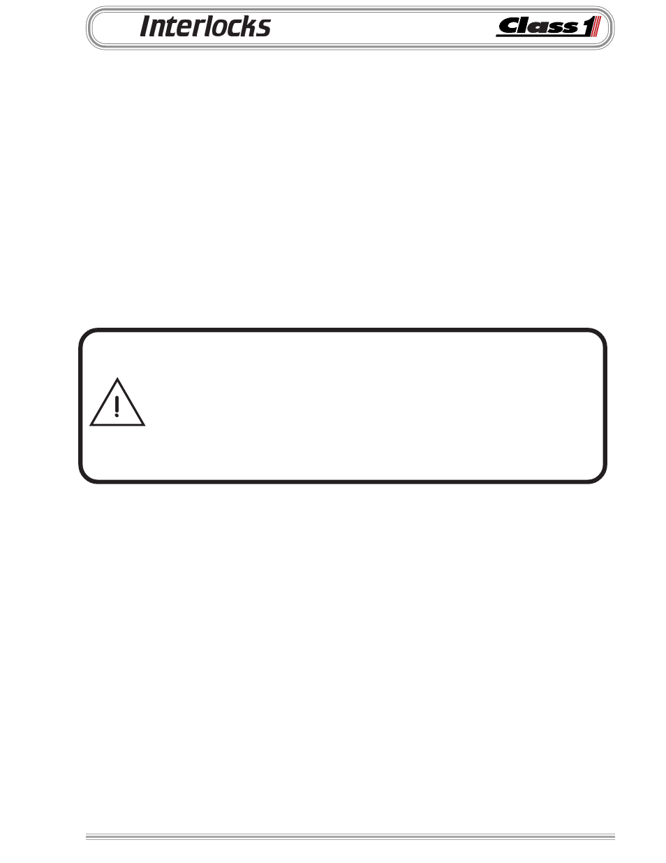 Interlocks | Class1 Vernier Throttle for CAT User Manual | Page 3 / 12