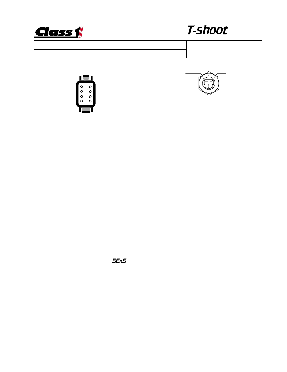 T-shoot, Pressure transducer pinout | Class1 Digital Pressure Service & Calibration User Manual | Page 5 / 5