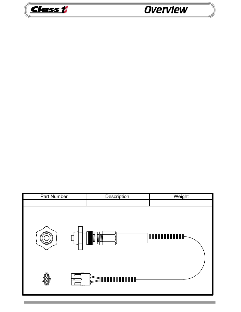 Overview | Class1 Throttle Information Reference User Manual | Page 2 / 24