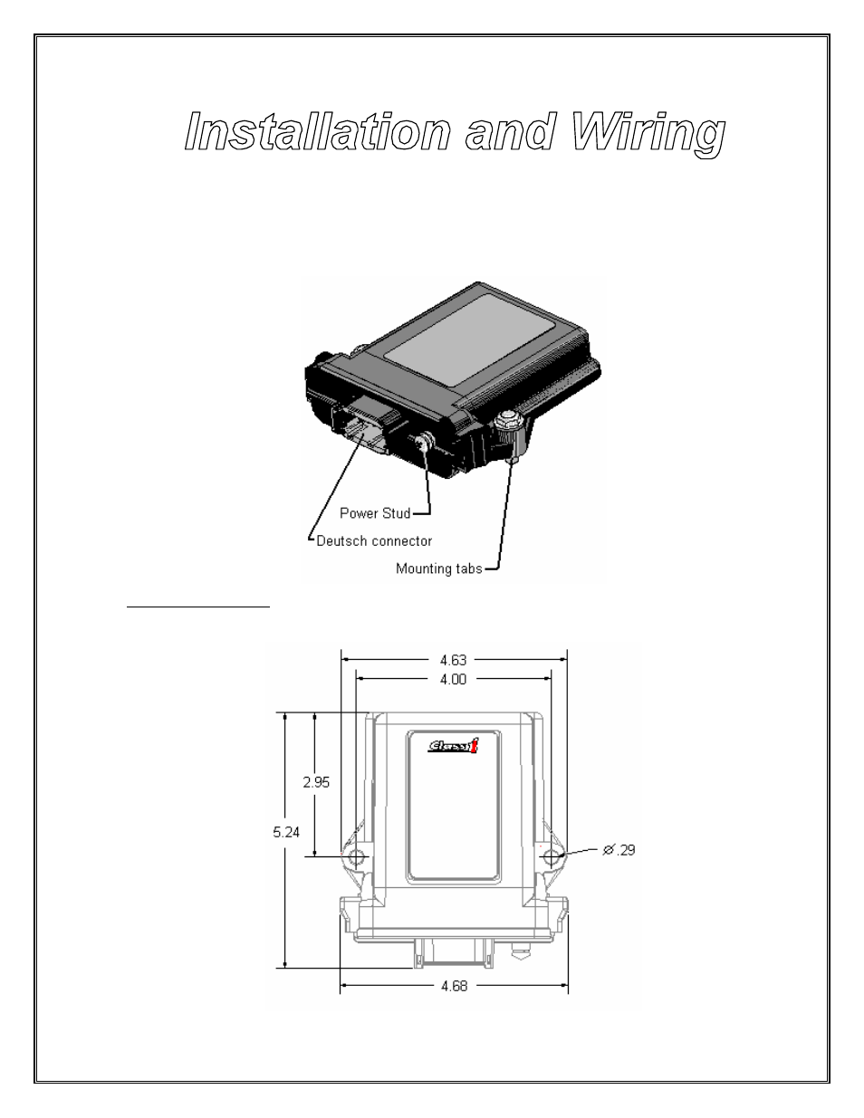 Class1 ITL Tank Level Driver Module 107451 User Manual | Page 5 / 9