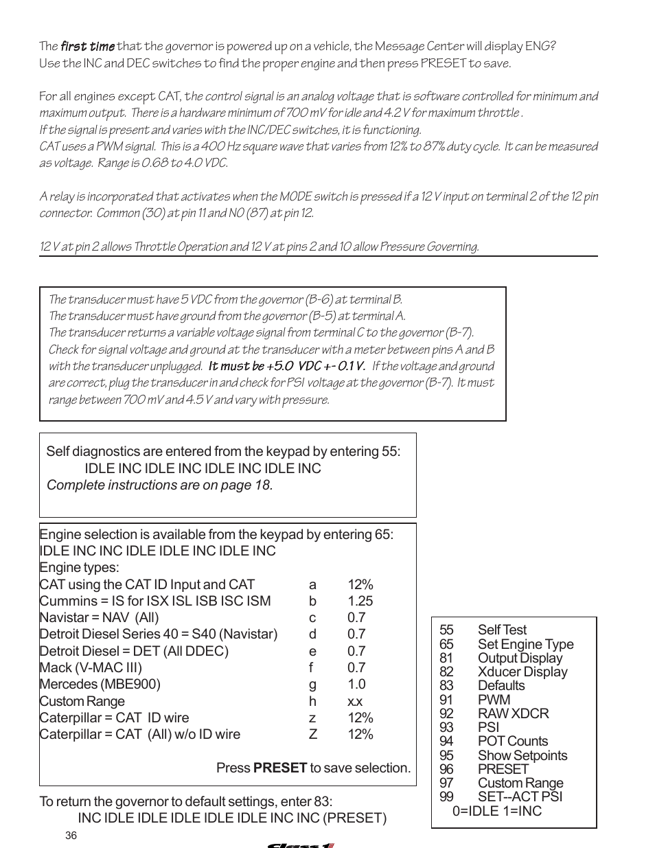 Class1 107490 - UNI-Governor 107396 107269 software v  6 00 User Manual | Page 37 / 38