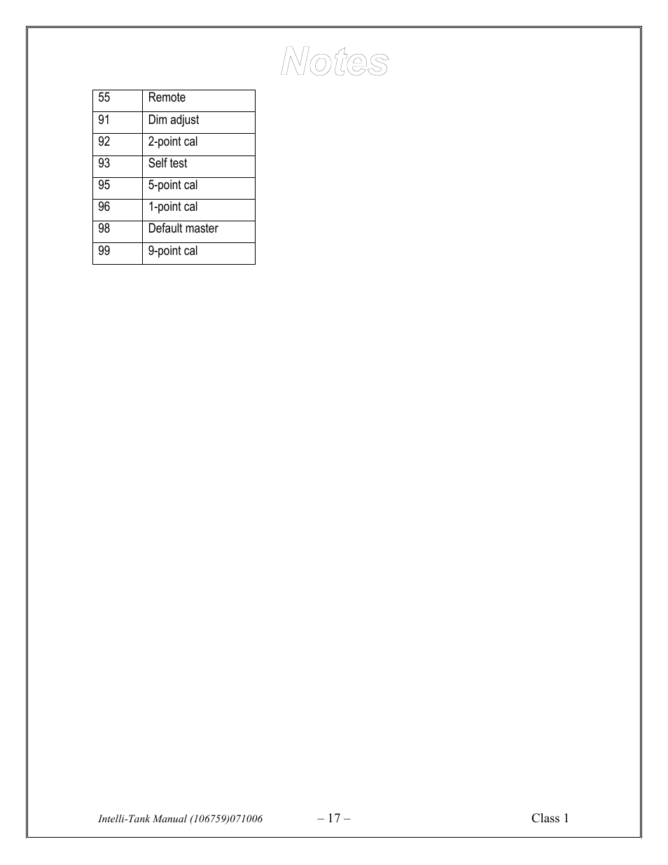 Class1 106759 - ITL 4LT with 1-wire COM 106296 106299 User Manual | Page 17 / 18