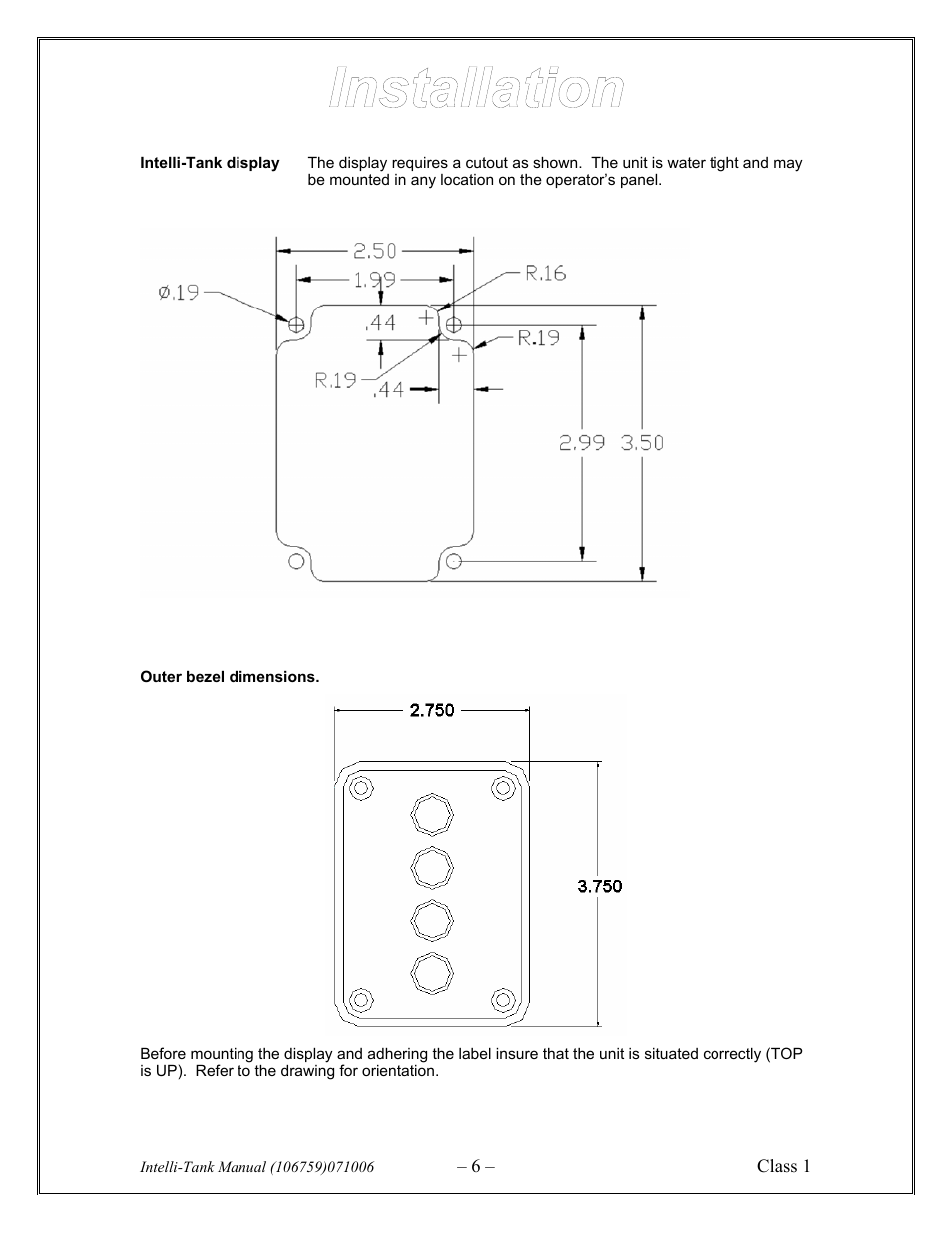 Class1 106759 - ITL 4LT with 1-wire COM 106296 106299 User Manual | Page 6 / 18