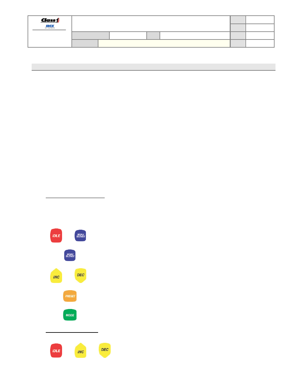 Governor control setup menu, Engine compatibility, Enter the setup menu | Technical data sheet | Class1 117155 - TPG Governor - 117684  EXTERNAL User Manual | Page 14 / 30