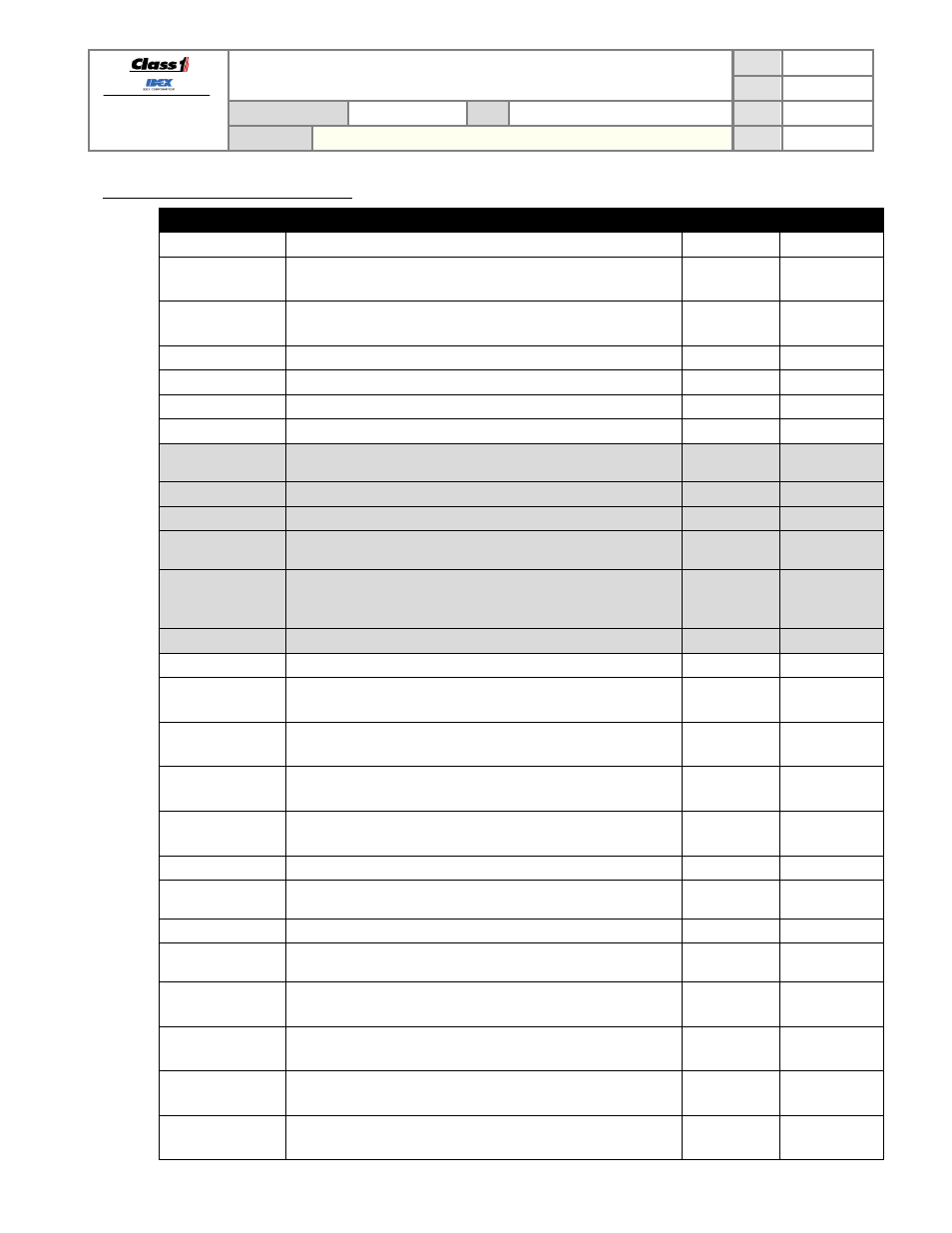 Technical data sheet | Class1 117155 - TPG Governor - 117684  EXTERNAL User Manual | Page 15 / 30