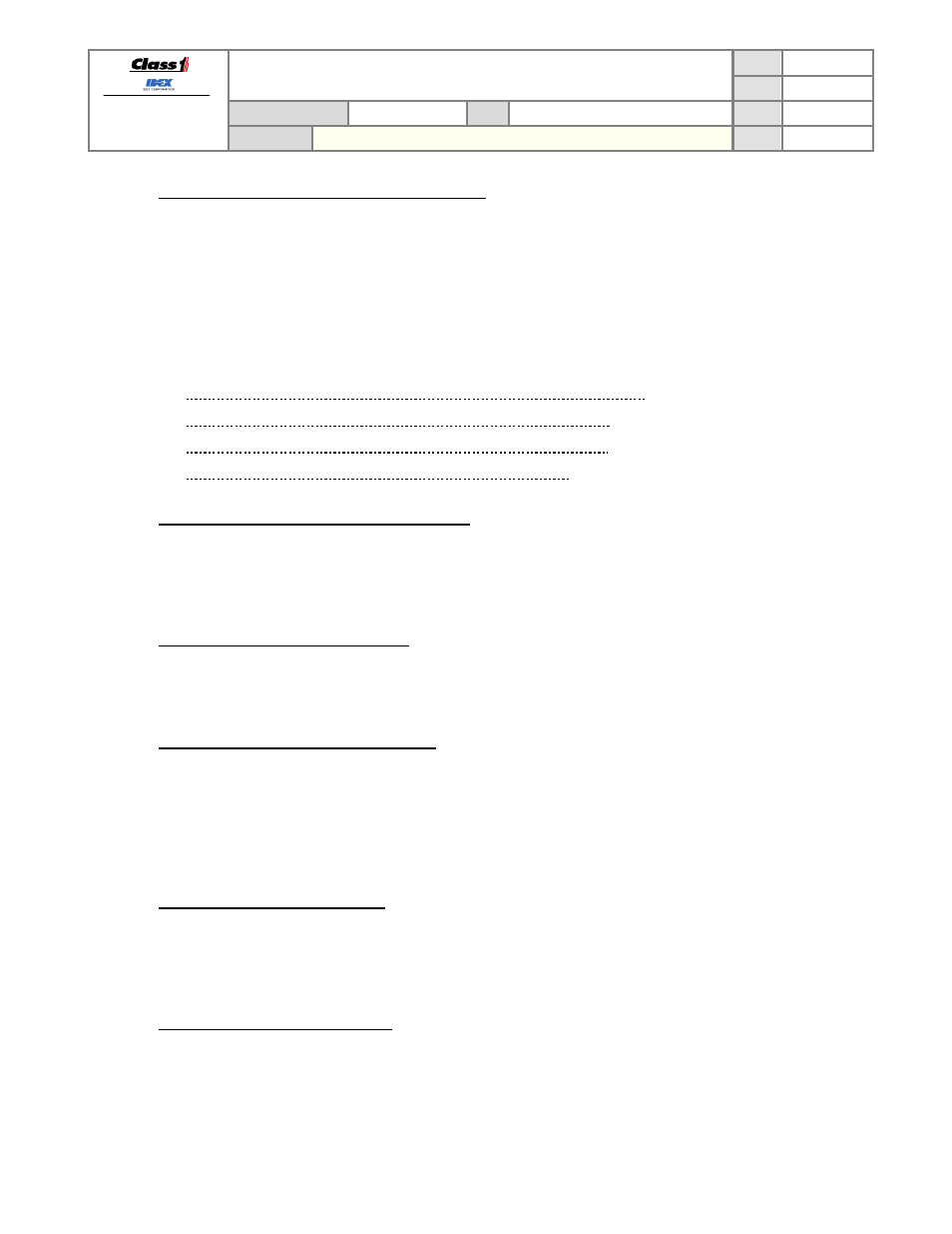 Warnings (data monitor warning configuration), Xducr (discharge pressure transducer range), Factory dflt (set factory defaults) | Poc assert (power on cycle assertion), Gov gain (rpm change per step), Press gain (psi change per step), Technical data sheet | Class1 117155 - TPG Governor - 117684  EXTERNAL User Manual | Page 20 / 30