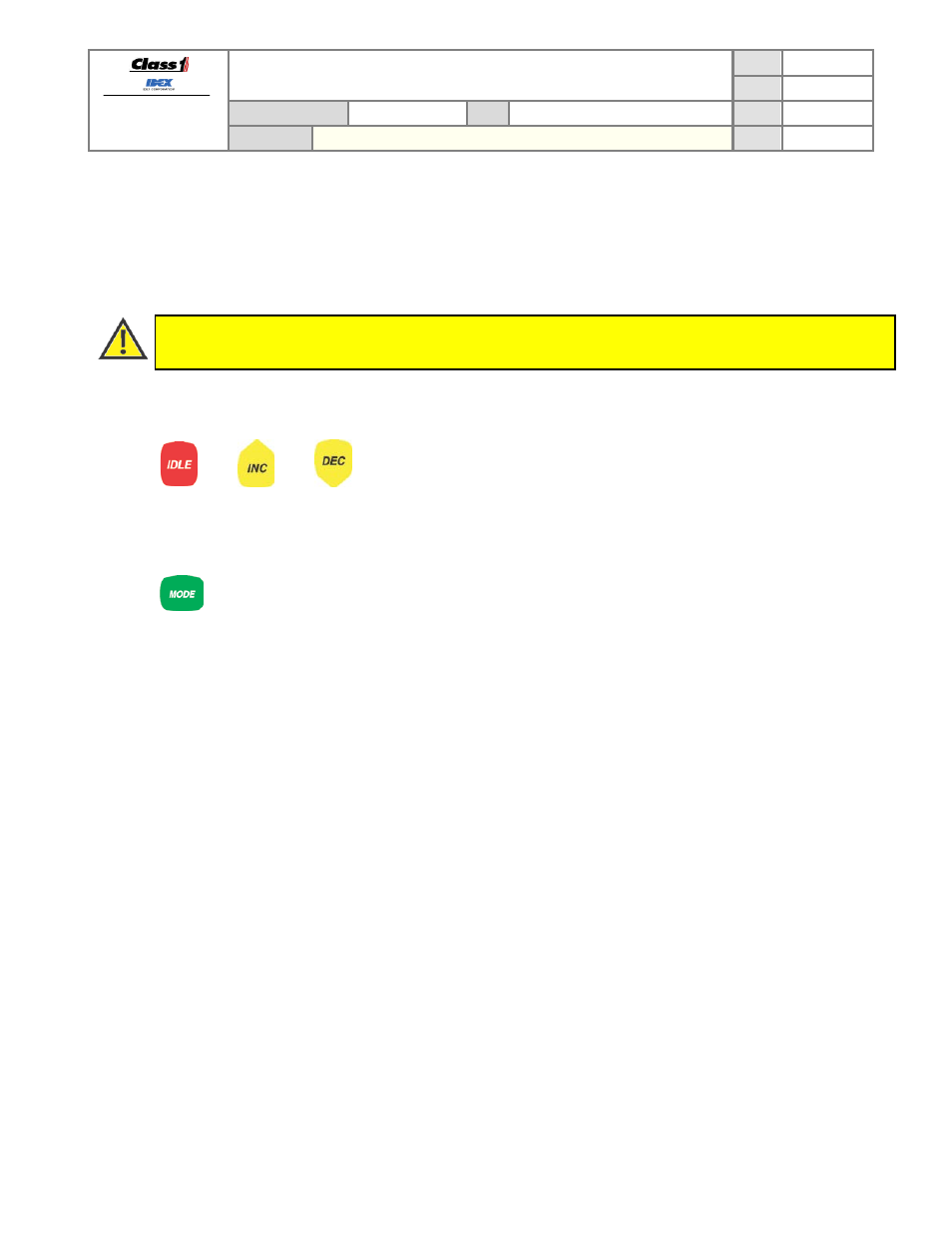 Technical data sheet | Class1 117155 - TPG Governor - 117684  EXTERNAL User Manual | Page 27 / 30