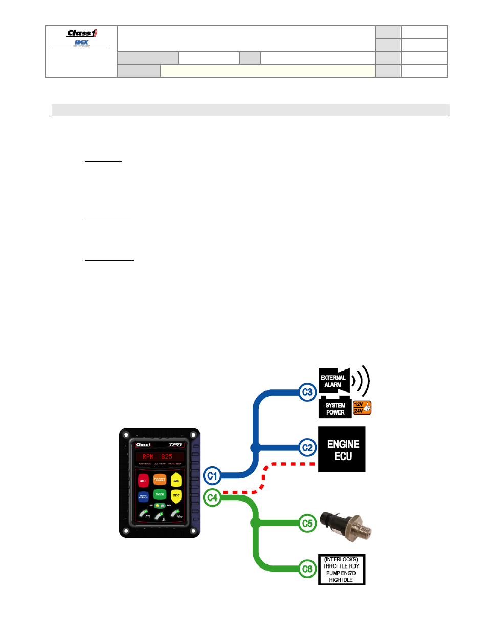 System overview, System part numbers, Harness detail (p/n 117666 and p/n 117683) | Technical data sheet | Class1 117155 - TPG Governor - 117684  EXTERNAL User Manual | Page 5 / 30