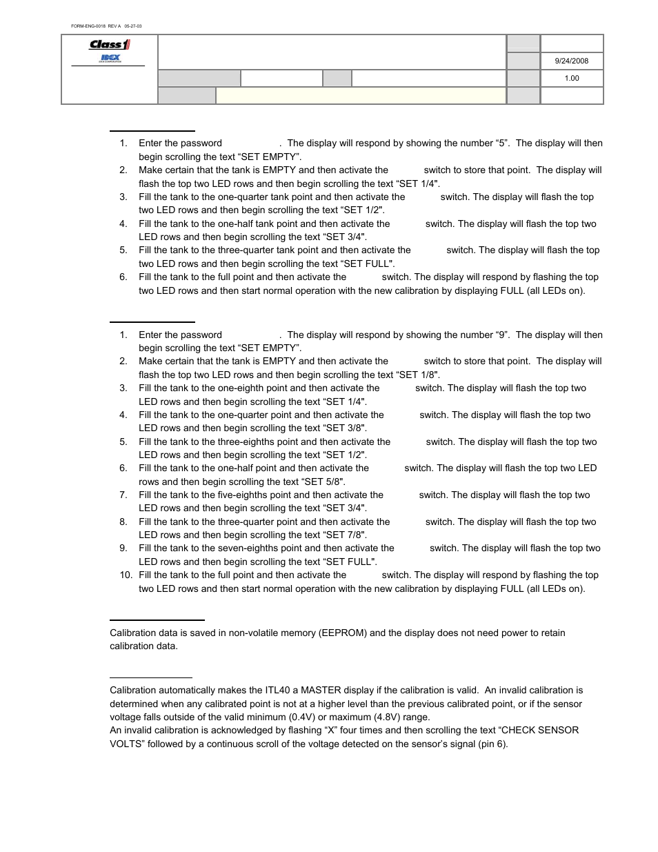 Operation manual | Class1 118253 - ITL40 108404-XX - Full User Manual | Page 10 / 26