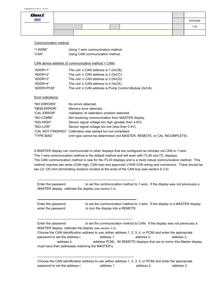 Operation manual | Class1 118253 - ITL40 108404-XX - Full User Manual | Page 12 / 26