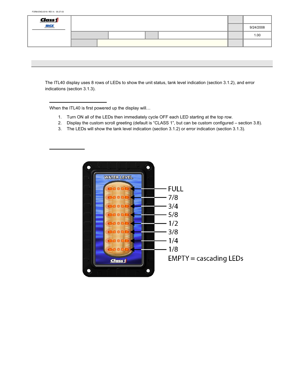 Operation manual, Operation | Class1 118253 - ITL40 108404-XX - Full User Manual | Page 6 / 26