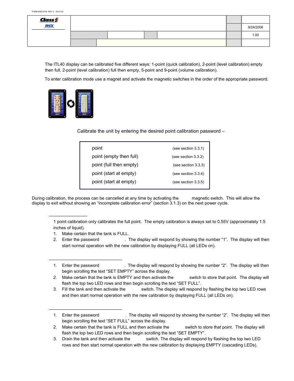 Operation manual | Class1 118253 - ITL40 108404-XX - Full User Manual | Page 9 / 26