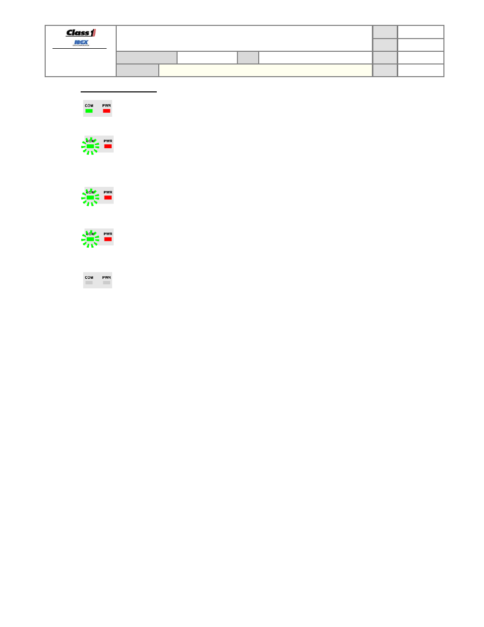 Product manual | Class1 119327 - VDR system 118093 118097 118551 118620 119375 - EXTERNAL User Manual | Page 13 / 26