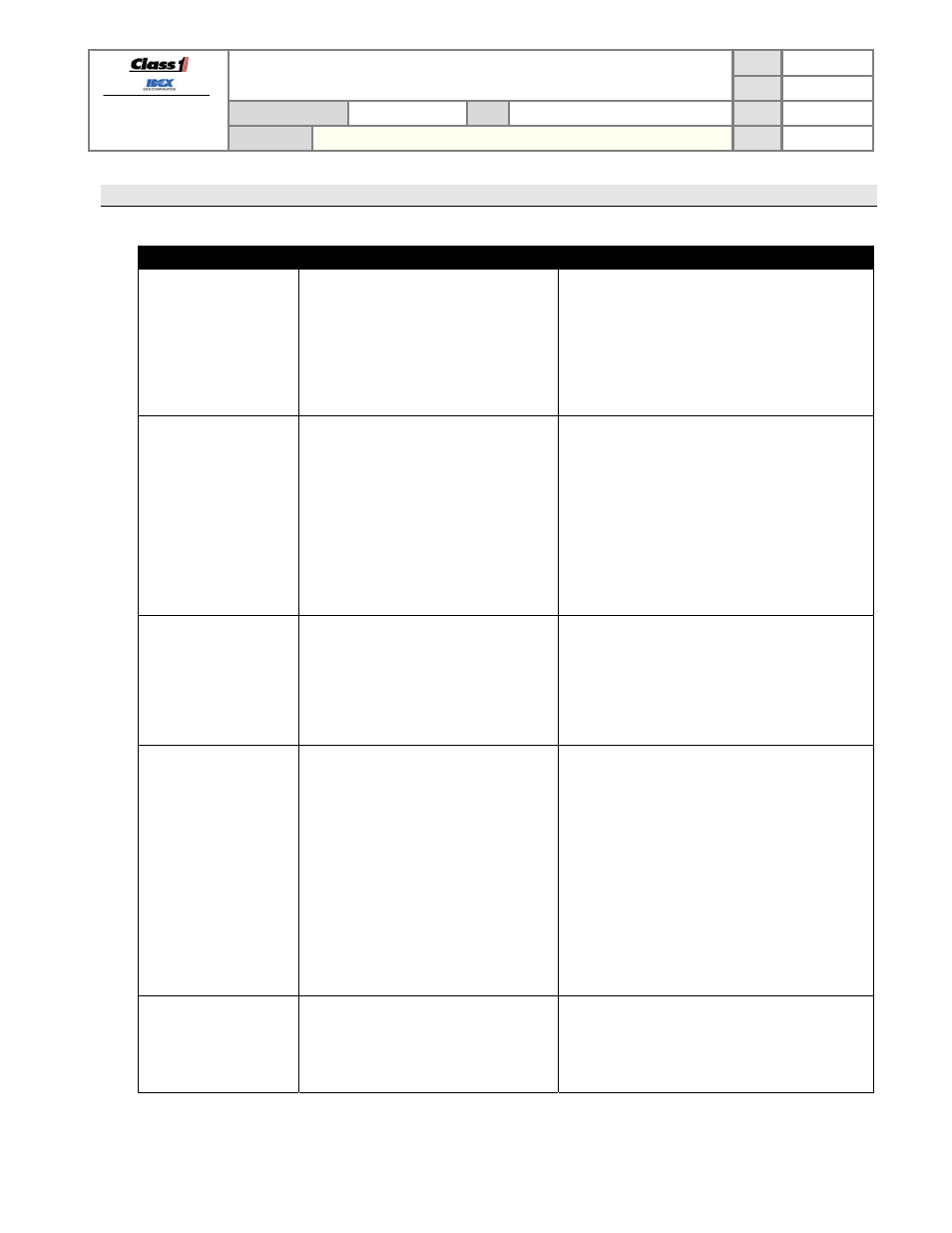 Product manual, Troubleshooting | Class1 119327 - VDR system 118093 118097 118551 118620 119375 - EXTERNAL User Manual | Page 18 / 26