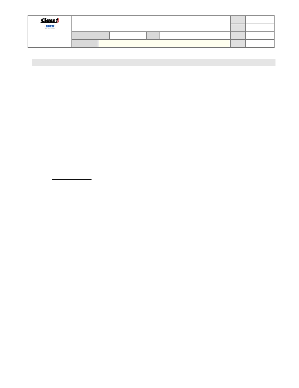 Product manual, Part numbers | Class1 119327 - VDR system 118093 118097 118551 118620 119375 - EXTERNAL User Manual | Page 5 / 26