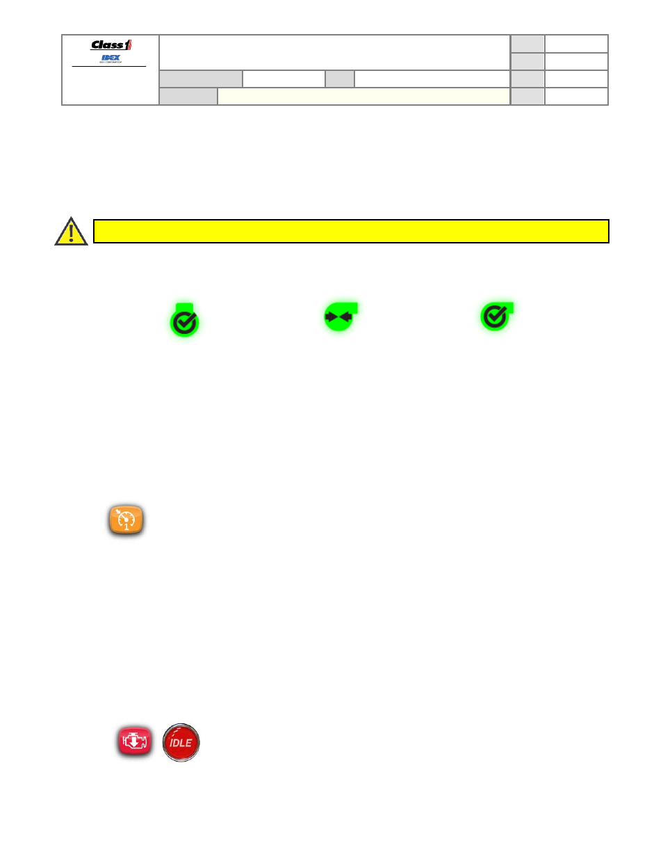 Required interlocking, Preset button operation, Idle button operation | N 4.3), On 4.3), On 4.4), N 4.5), Technical data sheet | Class1 3041-10X-00-CL1 - Sentry Governor -  EXTERNAL User Manual | Page 14 / 36