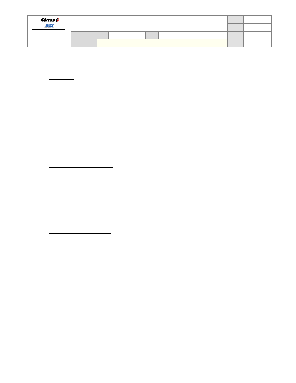 Idle voltage, Idle engine speed (rpm), Maximum engine speed (rpm) | Can source id, Pressure time-out (seconds), D 6.6.4), Technical data sheet | Class1 3041-10X-00-CL1 - Sentry Governor -  EXTERNAL User Manual | Page 28 / 36