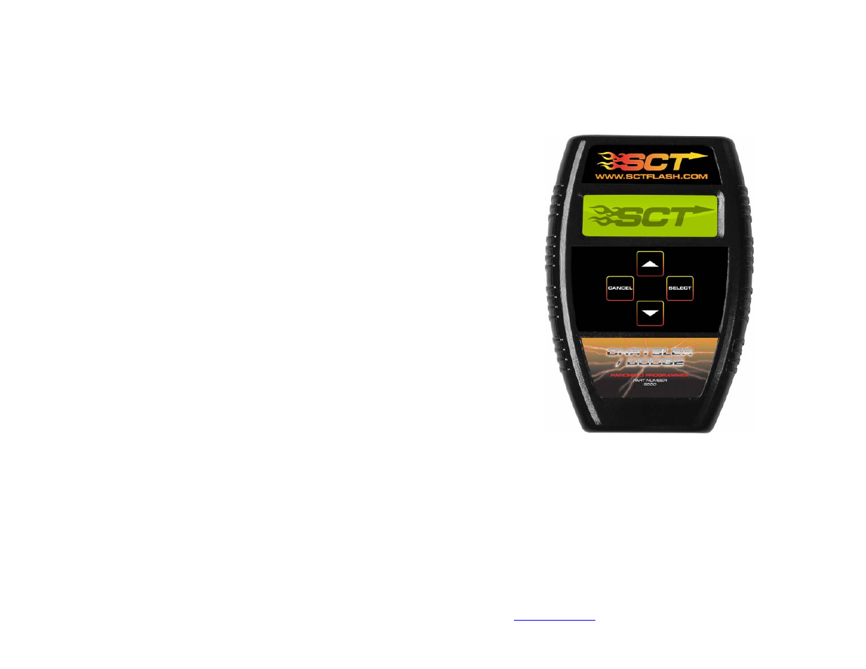 Chrysler/dodge (dcx) xcalibrator 2 user’s guide | SCT Xcalibrator 2 DCX (9550) User Manual | Page 2 / 2