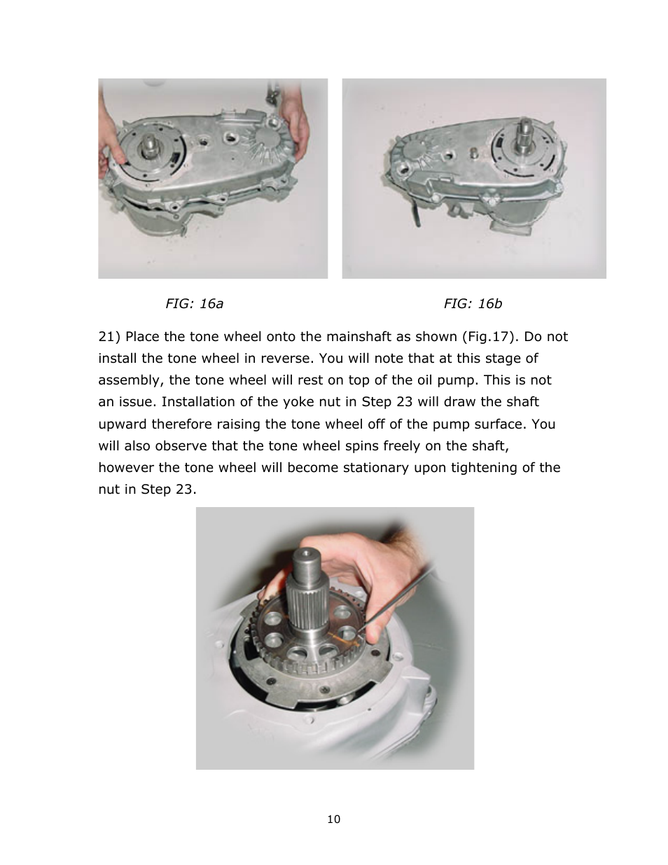 JB Conversions 16-1206 HD Super Short SYE Kit for the NP231C or NP233C User Manual | Page 10 / 12