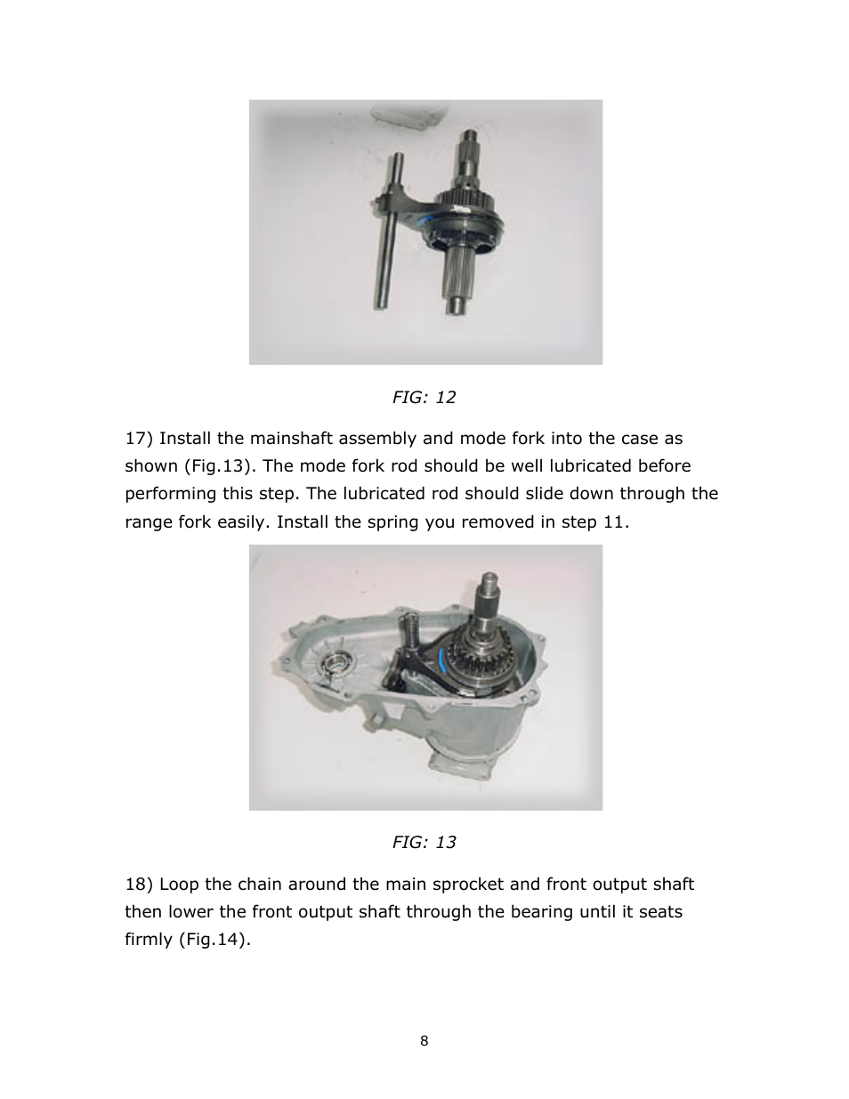 JB Conversions 16-1206 HD Super Short SYE Kit for the NP231C or NP233C User Manual | Page 8 / 12