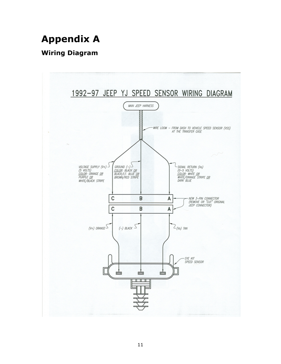 Appendix a | JB Conversions 16-1201 HD Super Short SYE Kit for the NP231J User Manual | Page 11 / 12