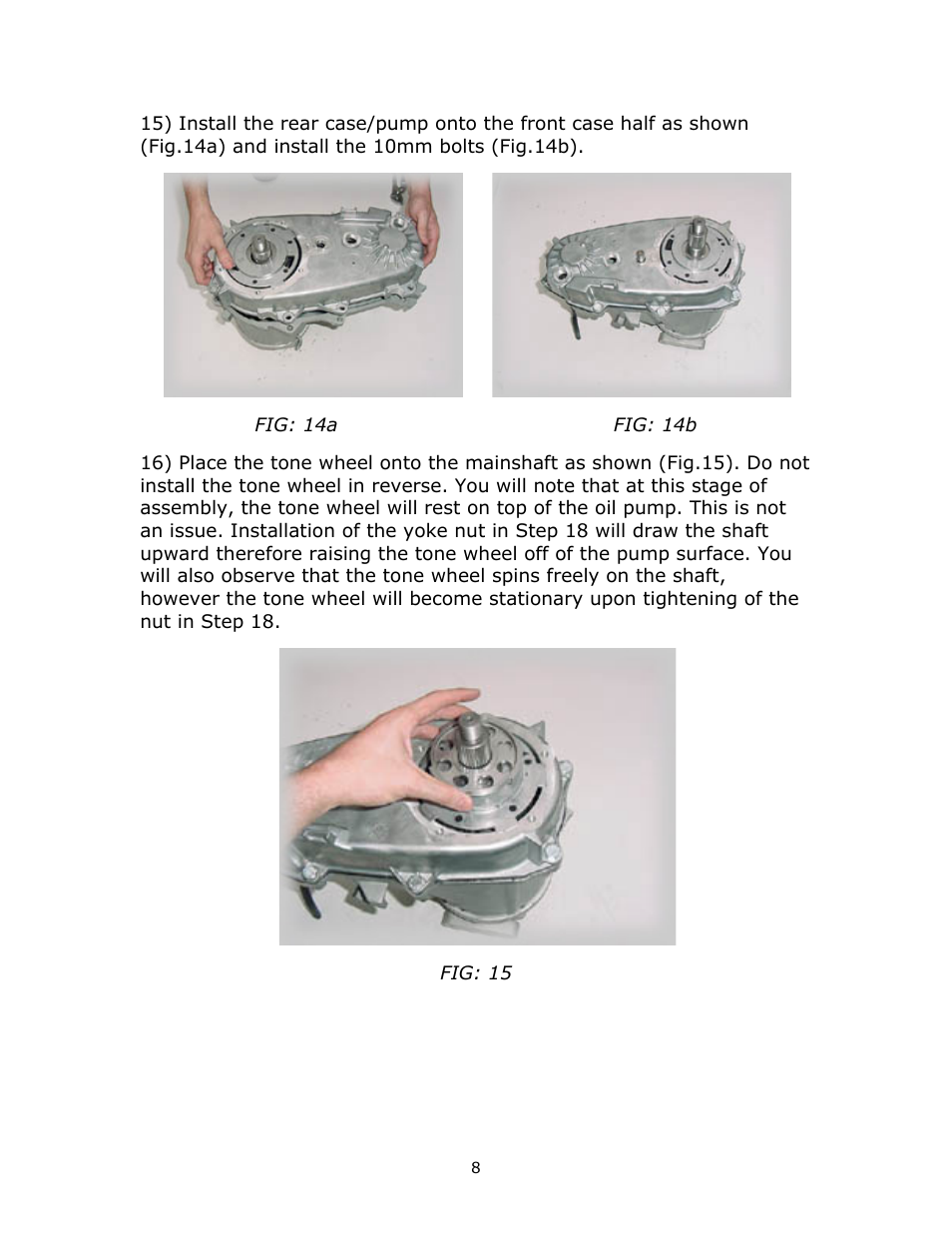 JB Conversions 16-1201 HD Super Short SYE Kit for the NP231J User Manual | Page 8 / 12