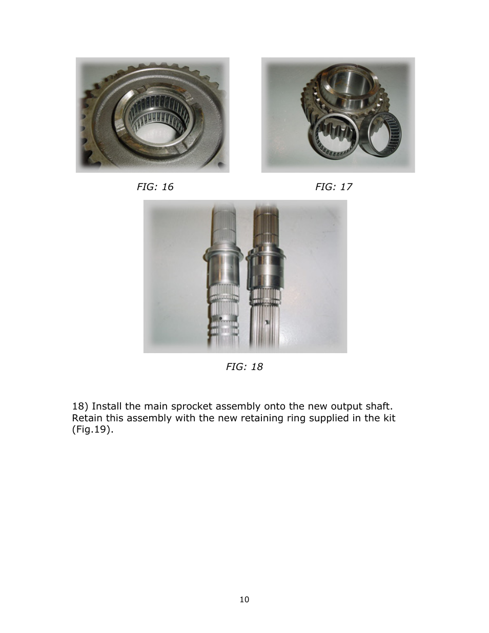 JB Conversions 16-1207 HD Super Short SYE Kit for the NP241C User Manual | Page 10 / 16