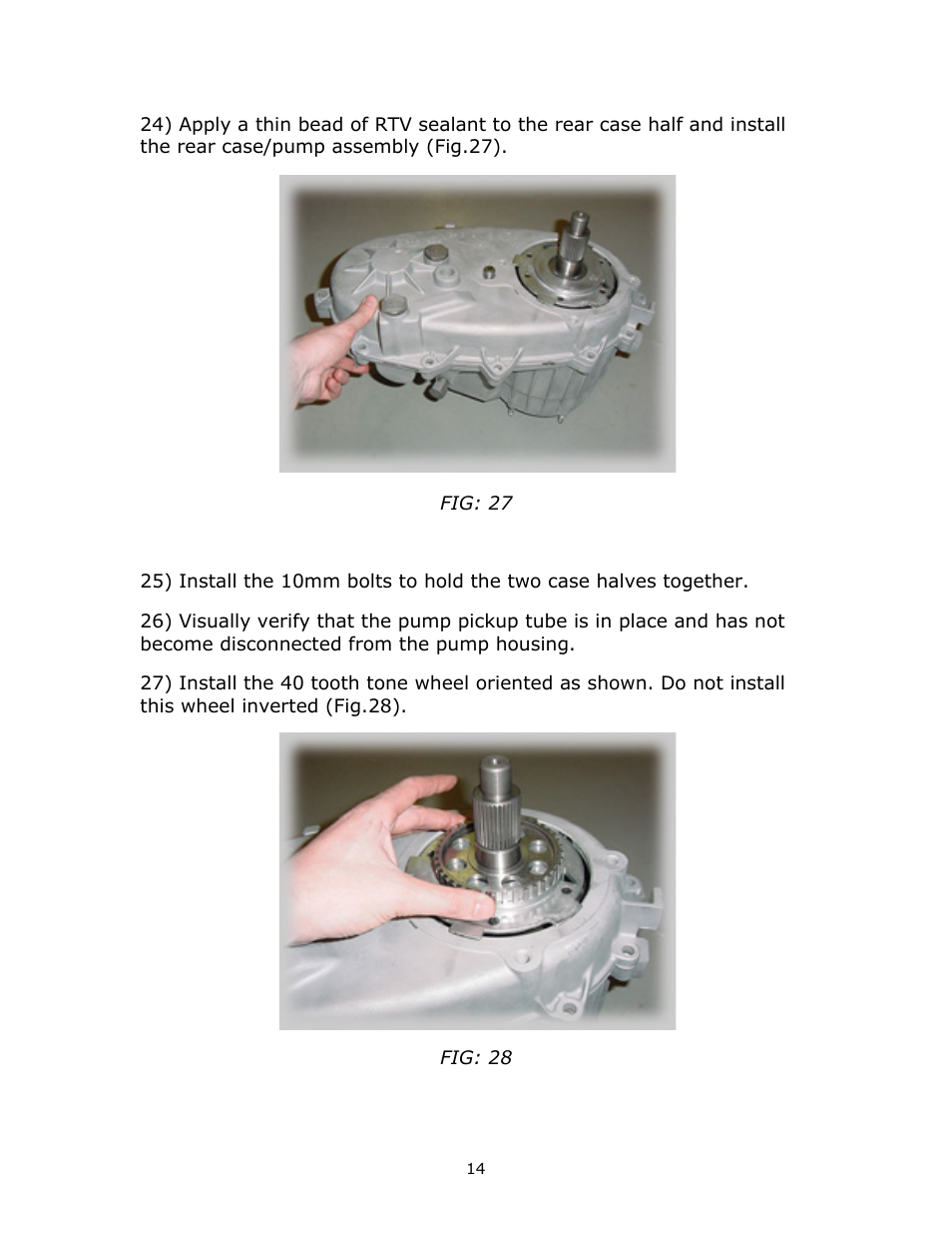 JB Conversions 16-1207 HD Super Short SYE Kit for the NP241C User Manual | Page 14 / 16