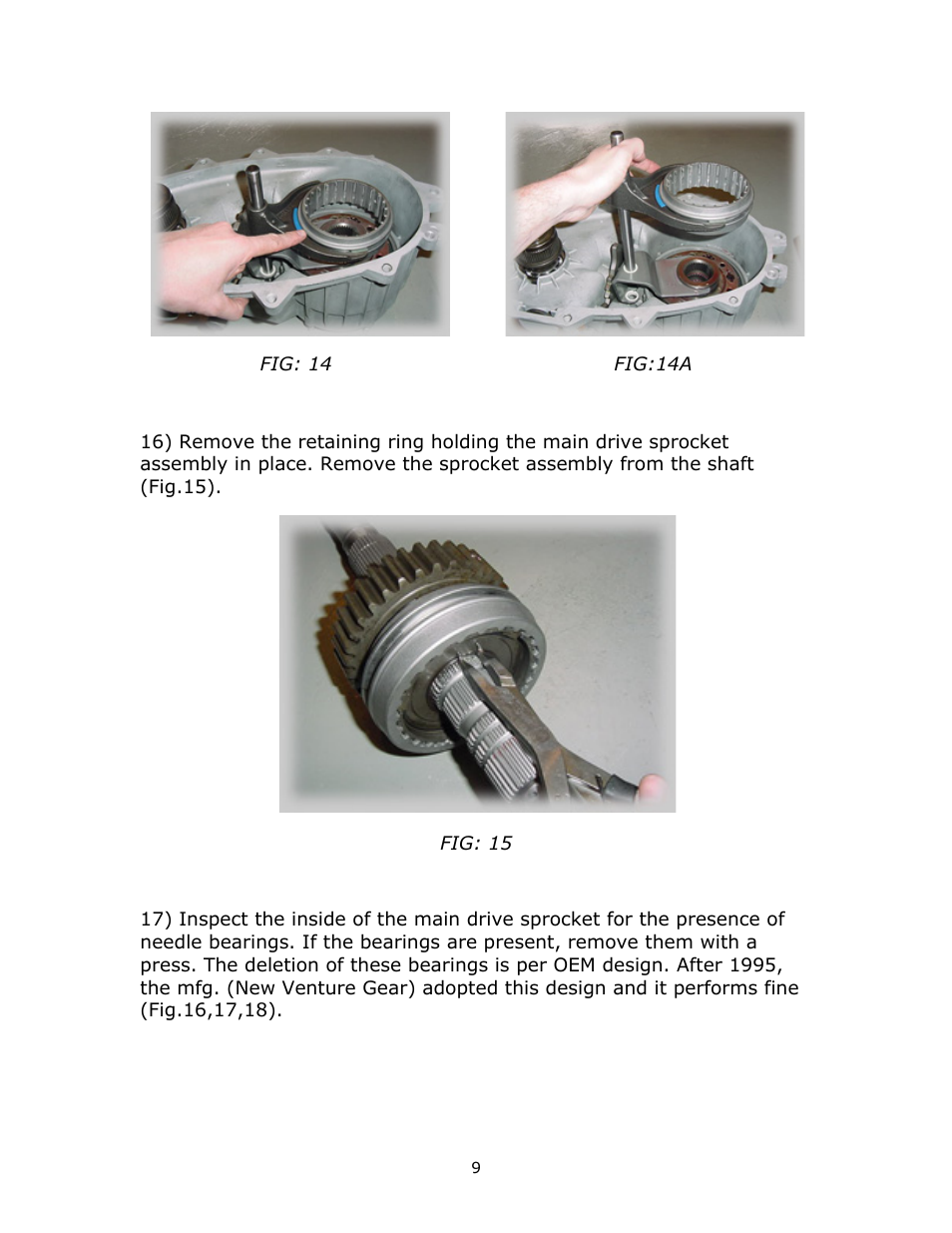 JB Conversions 16-1207 HD Super Short SYE Kit for the NP241C User Manual | Page 9 / 16