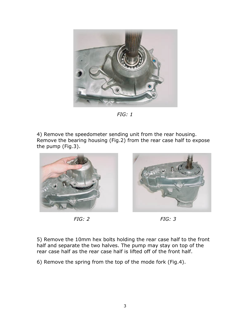 JB Conversions 16-1200 HD Standard Length SYE Kit for the NP231 User Manual | Page 3 / 11