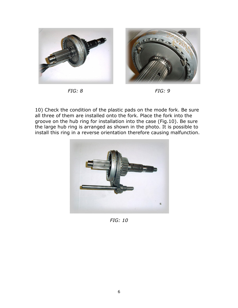 JB Conversions 16-1200 HD Standard Length SYE Kit for the NP231 User Manual | Page 6 / 11