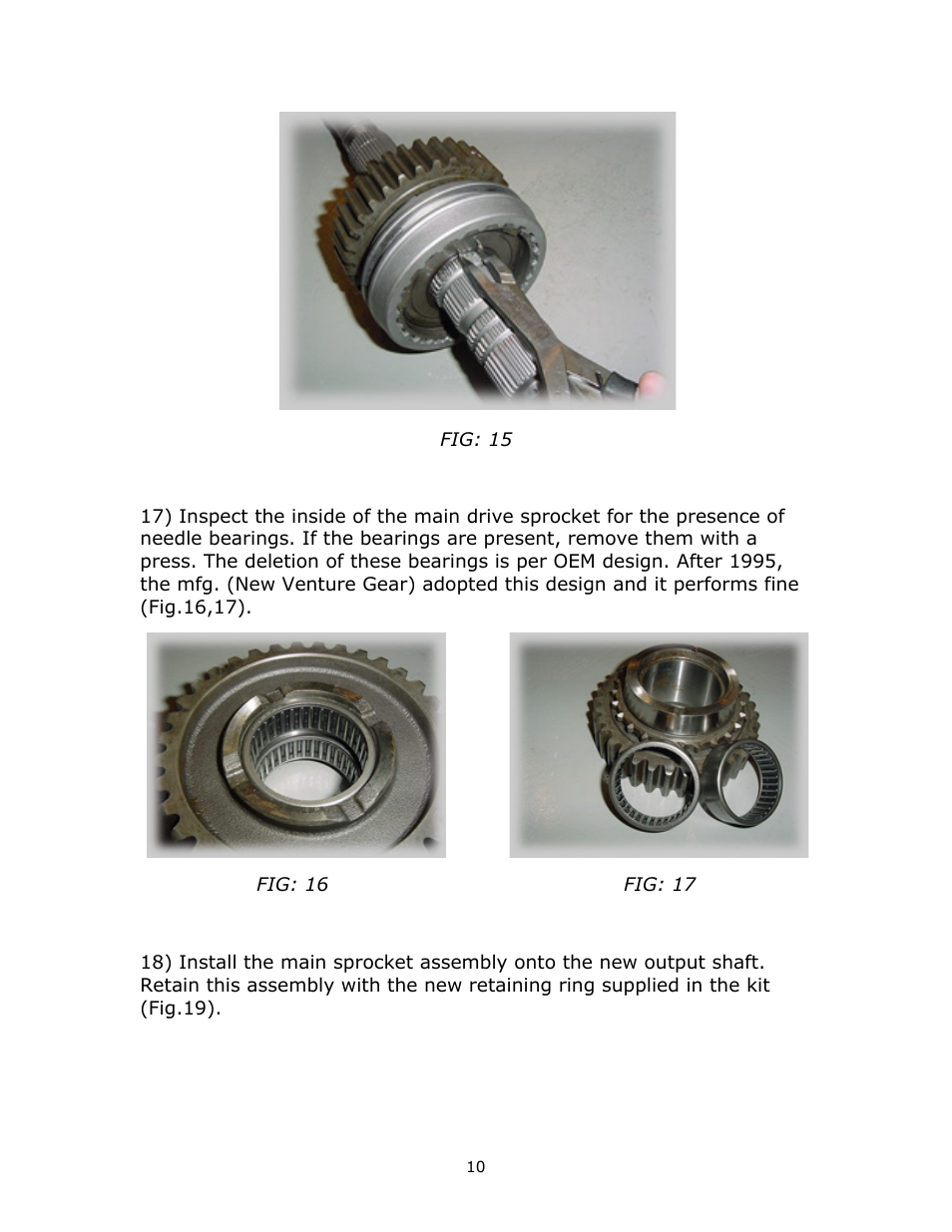 JB Conversions 16-1205 HD Standard Length SYE Kit Using OEM Housing User Manual | Page 10 / 18