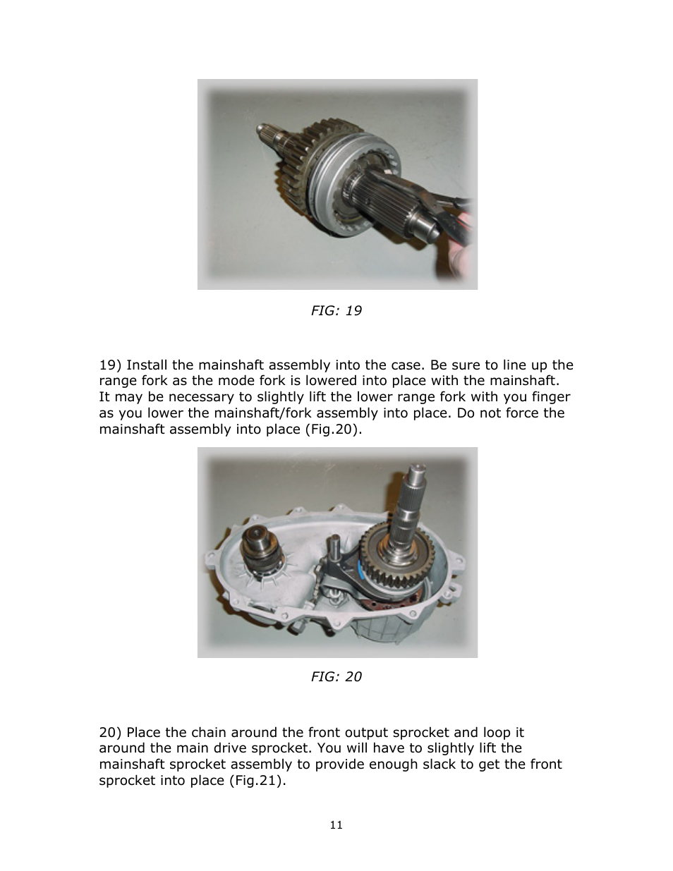 JB Conversions 16-1205 HD Standard Length SYE Kit Using OEM Housing User Manual | Page 11 / 18